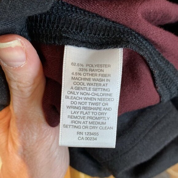 Lord & Taylor black high neck pencil dress cap sleeve exposed zipper size 0 - Picture 10 of 11